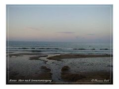 Das Meer nach Sonnenuntergang (Kreta)