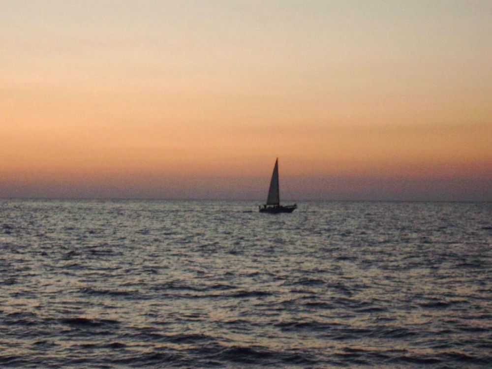 Das Meer zur Nacht Foto & Bild | landschaft, meer & strand, segeln ...