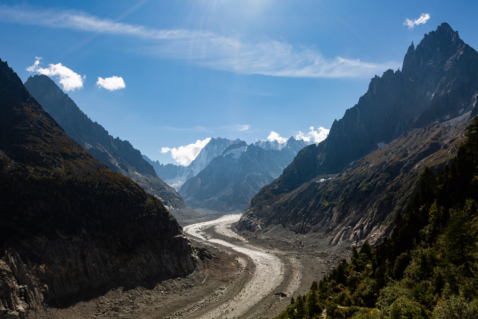 Das Mer de Glace bei Chamonix