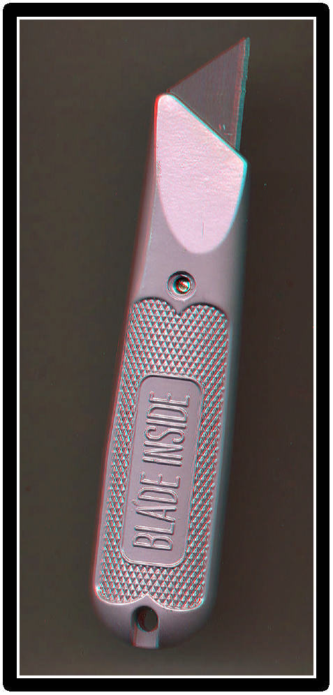 das Messer - Anaglyph red/cyan