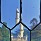 Das Minarett im Park von Schloss Lednice