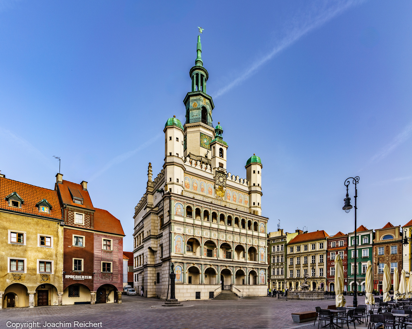 Das mittelalterliche Rathaus von Posen in Polen