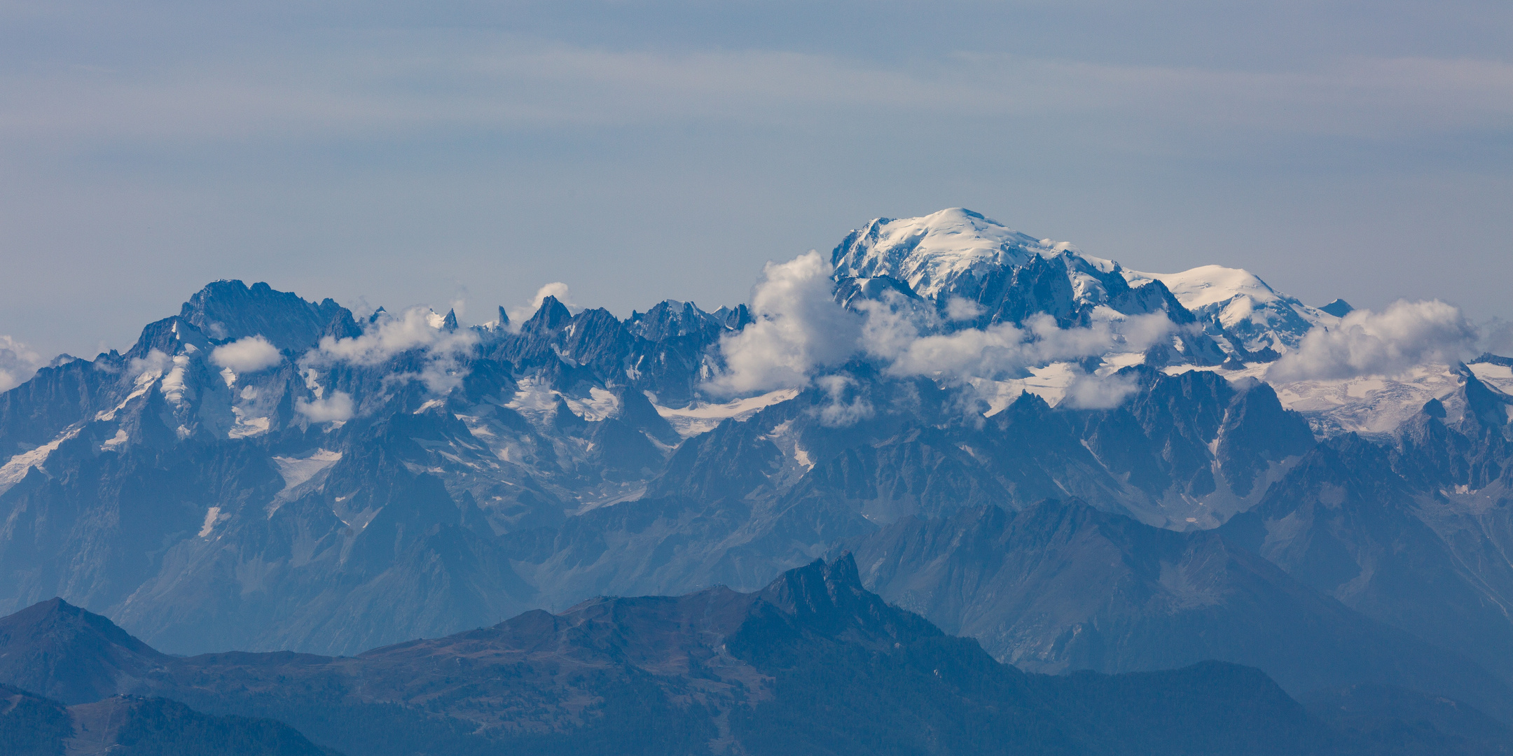 Das Mont-Blanc-Massiv