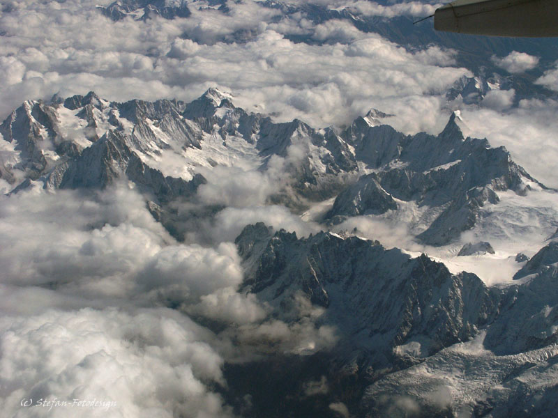 Das Mont Blanc Massiv