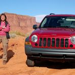 Das Monument Valley, der Jeep und meine Wenigkeit