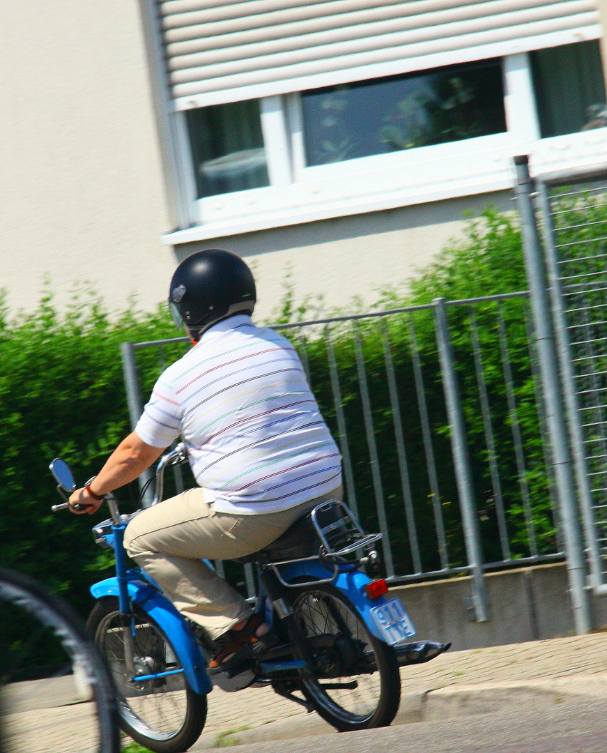 das moped ist eindeutig....