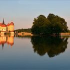 Das Moritzburger Schloss im Abendlicht