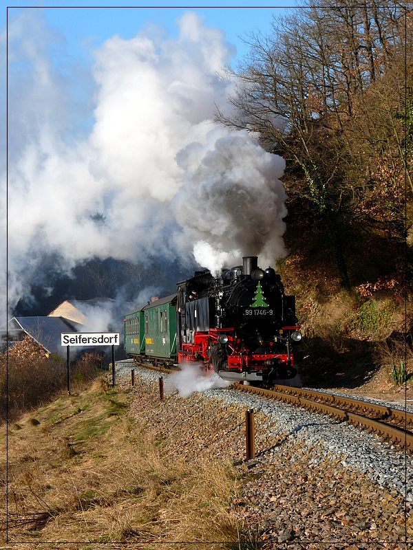 DAS Motiv der Weißeritztalbahn