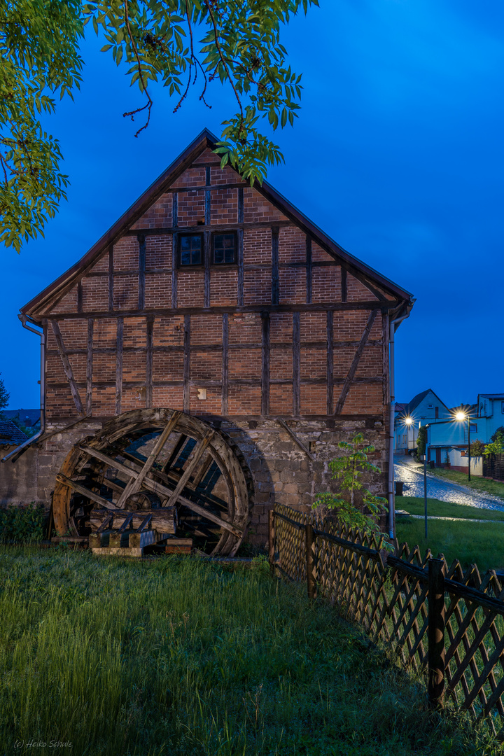 Das Mühlrad an der Mittelmühle