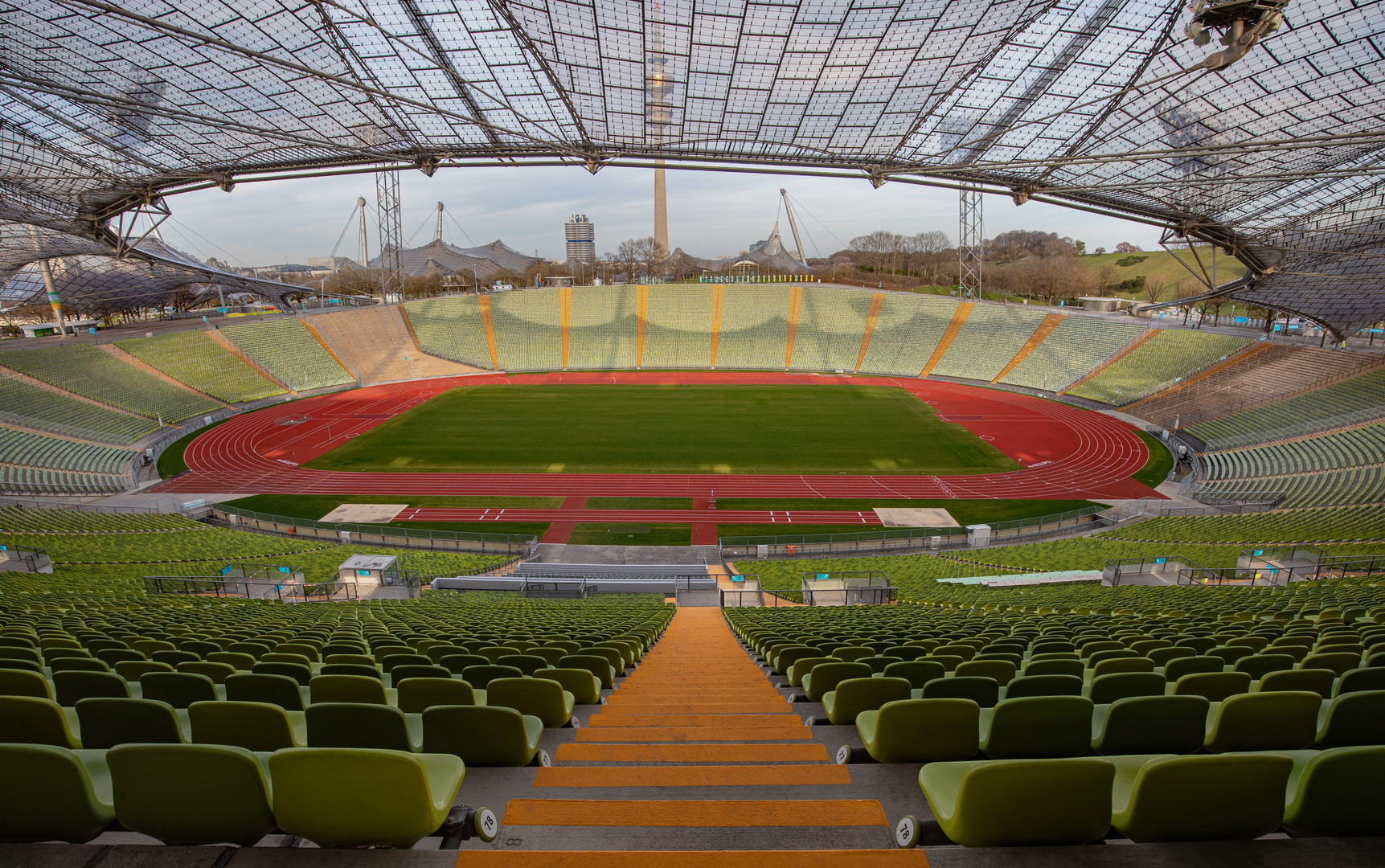 Das Münchner Olympiastadion