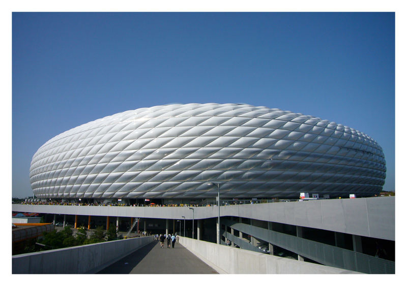 Das Münchner WM STADION (ALLIANZ ARENA)