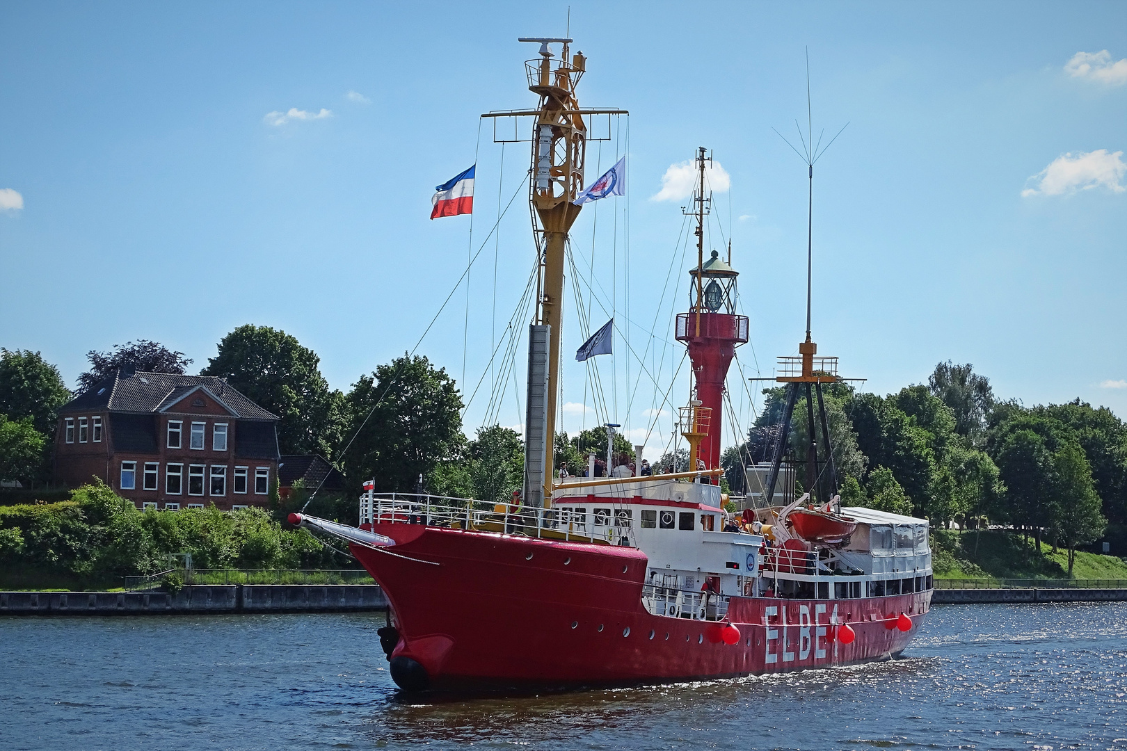 das Museums-Feuerschiff ELBE 1