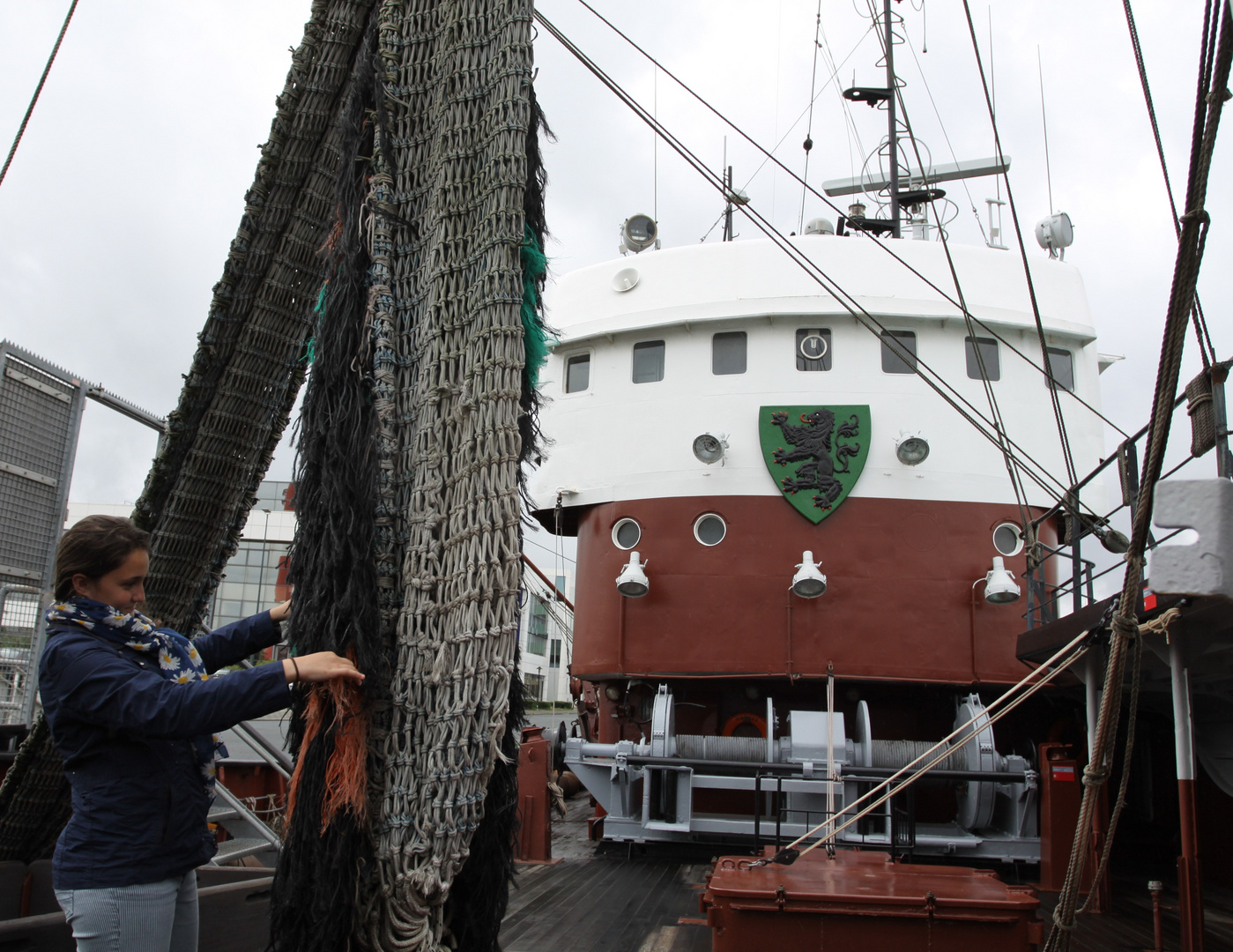 Das Museumsschiff FMS "Gera" in Bremerhaven