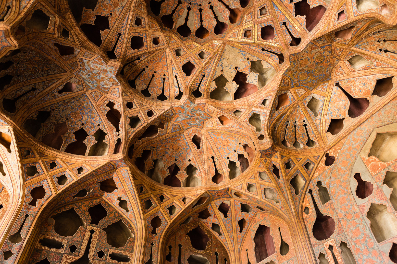 Das Musikzimmer im Ali Qapu-Torpalast in Isfahan
