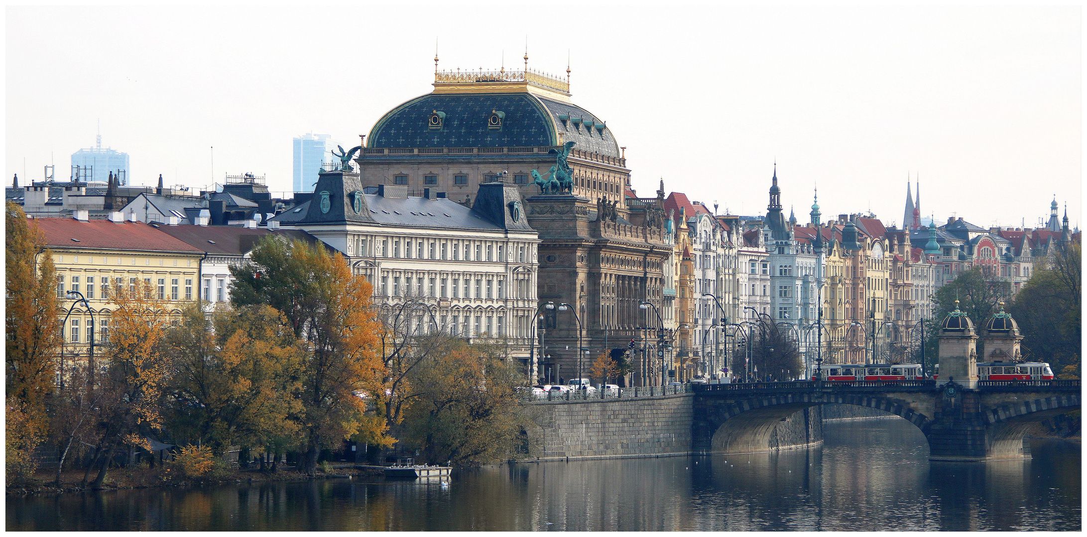 Das Nationaltheater in Prag.