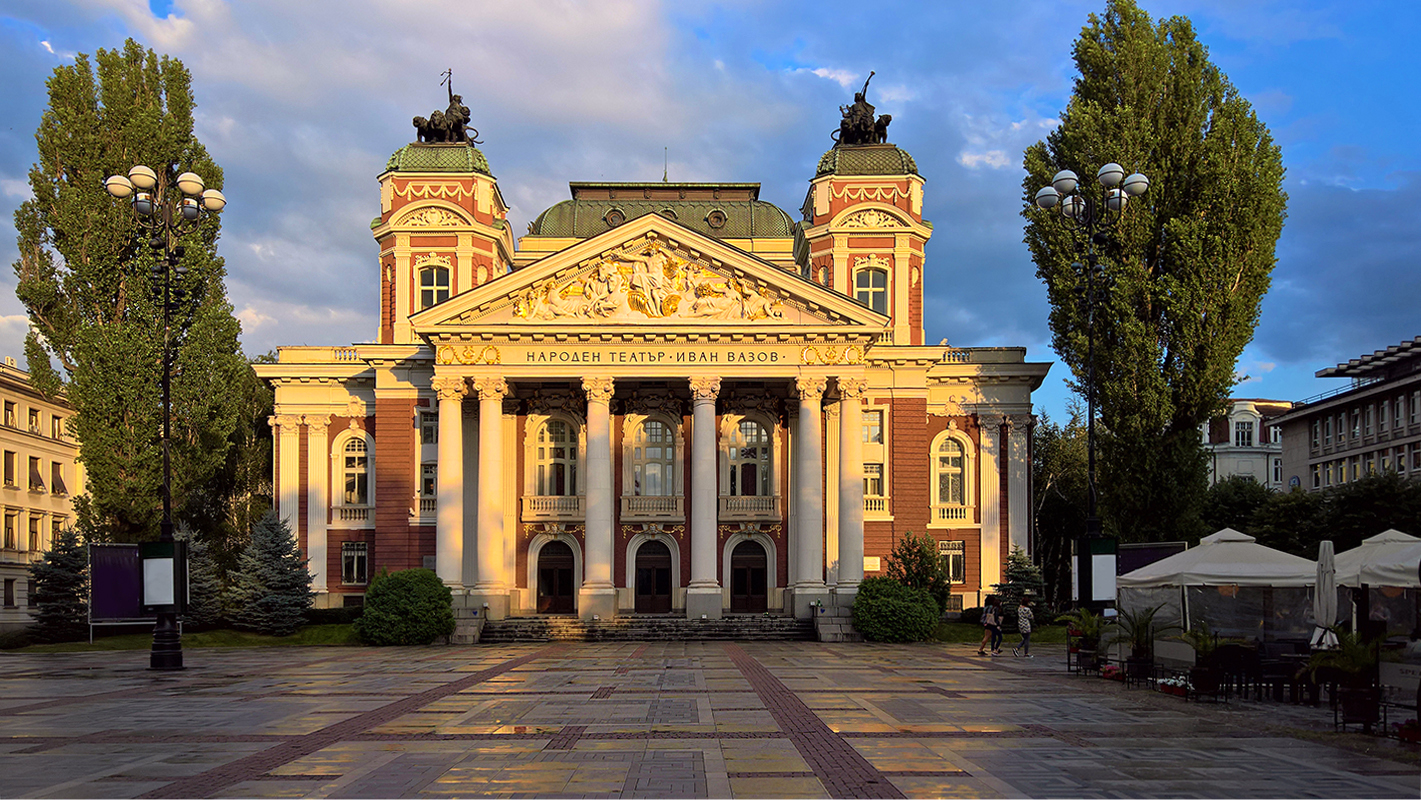 Das Nationaltheater in Sofia