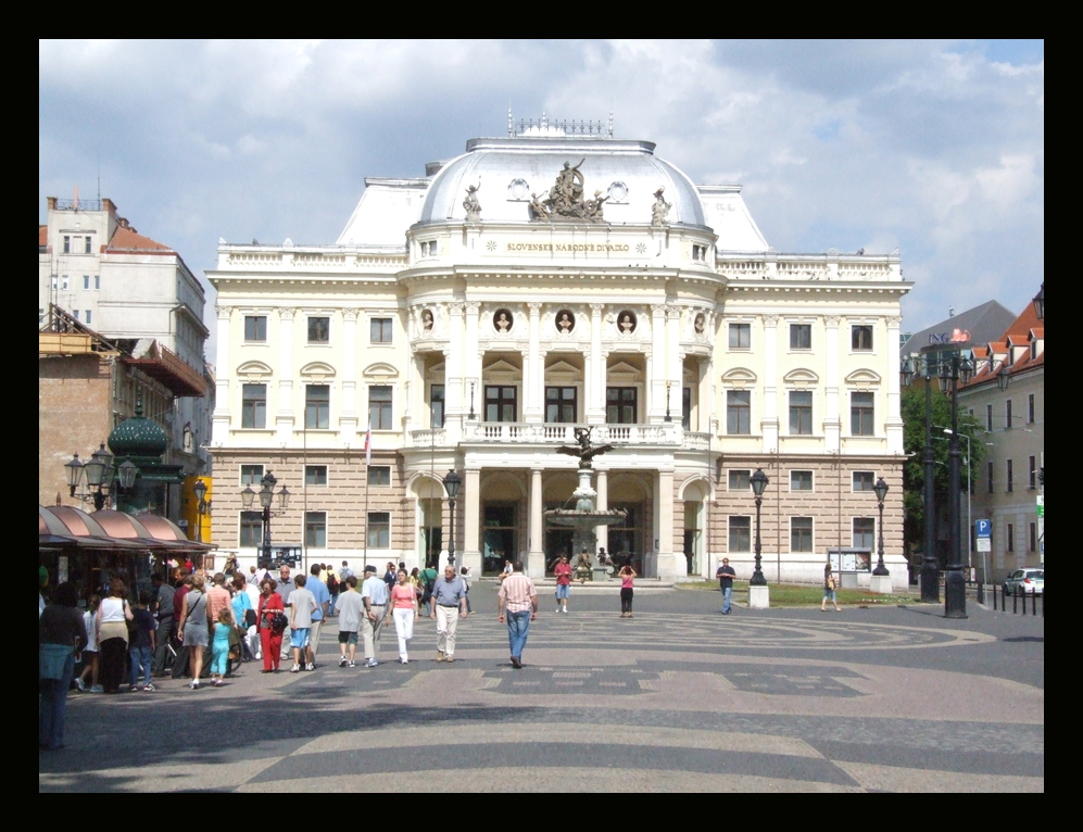 Das Nationaltheater von Bratislava!