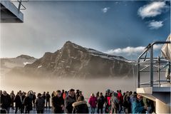 Das Nebelhorn war unser ständiger Begleiter.....