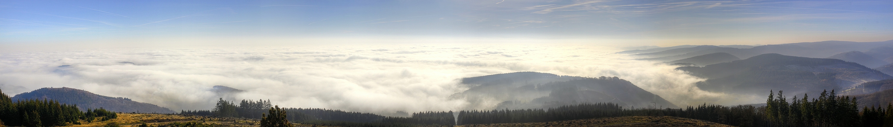 Das Nebelmeer am Rothaargebirge