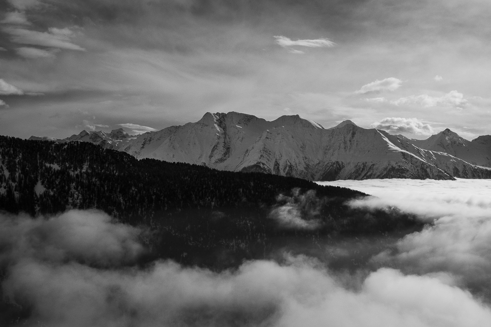 Das Nebelmeer der Berge