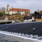 Das Neckarwehr bei Mittelstadt