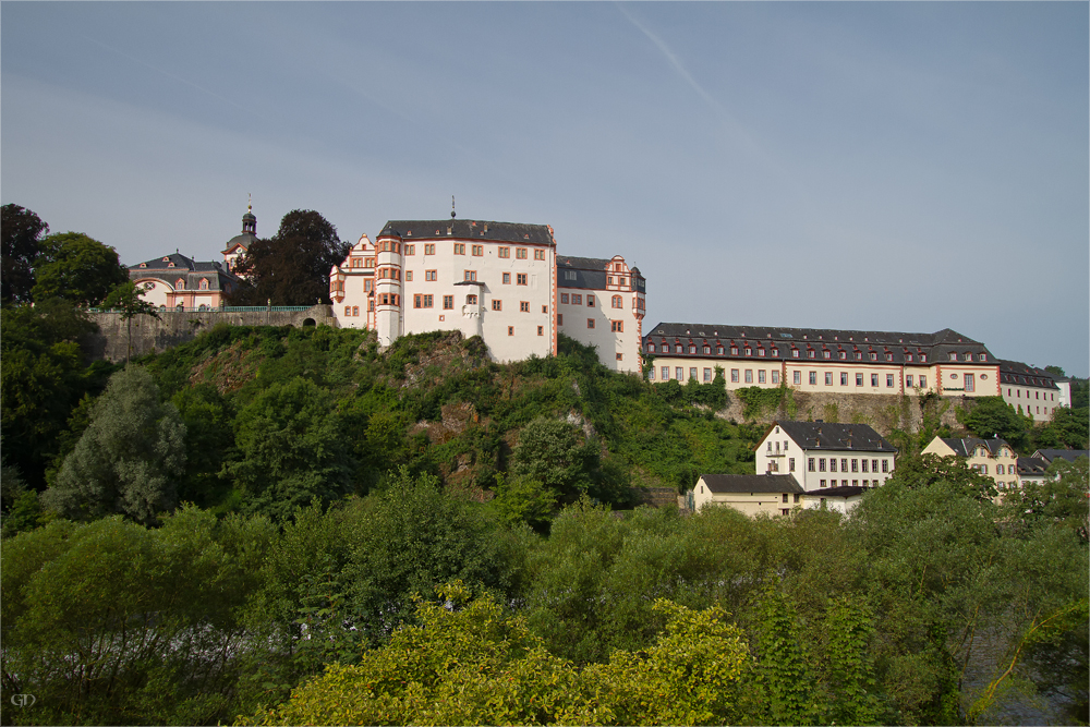 Das neu renovierte Schloß in Weilburg