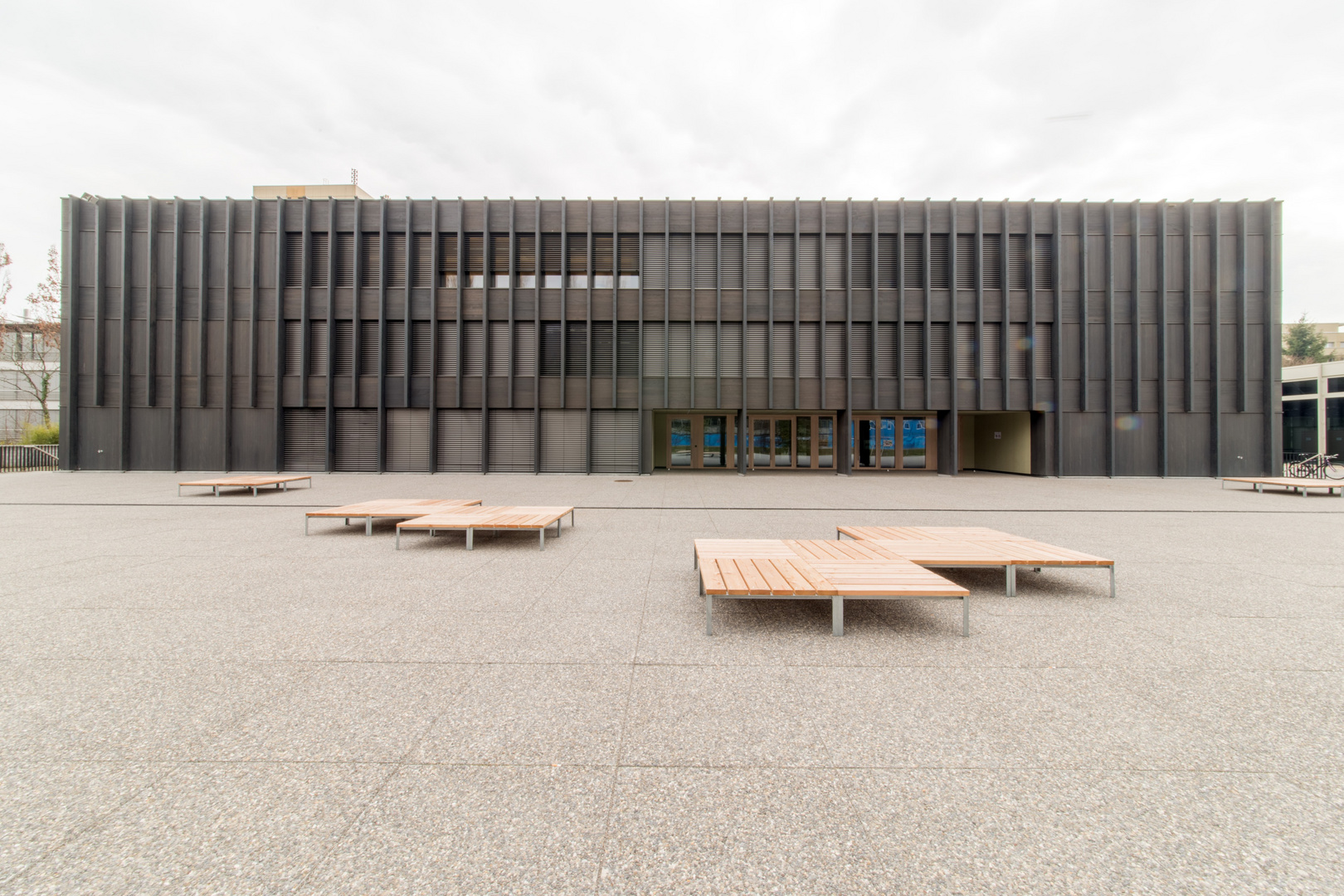 Das neue Gymnasium Biel-Seeland Schulhaus