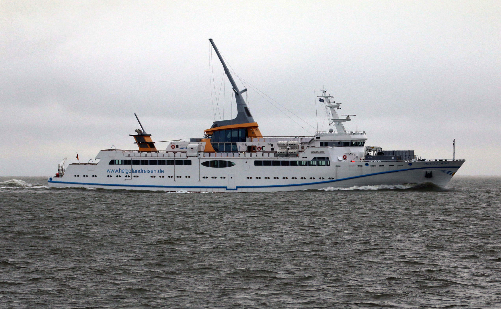 Das neue Helgoland-Schiff