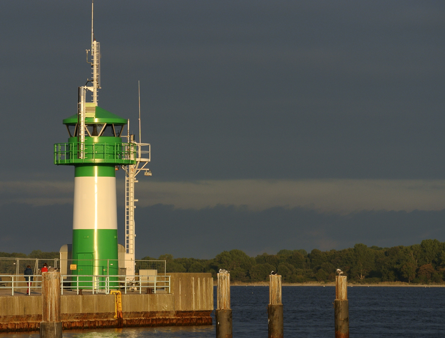 Das neue Leuchtfeuer in Travemünde