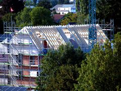 Das neue Nachbarhaus entsteht