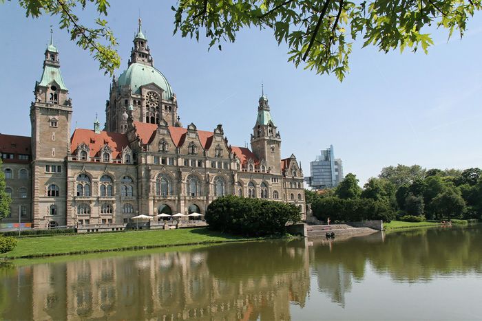 Das neue Rathaus in Hannover