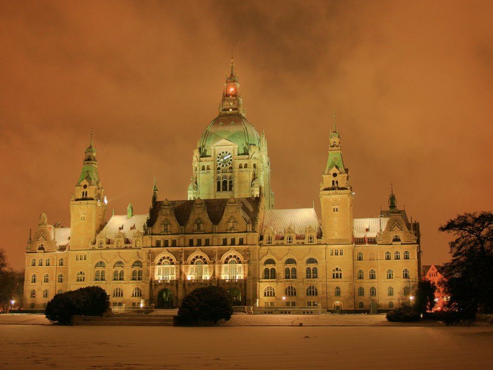 Das neue Rathaus (in Hannover)