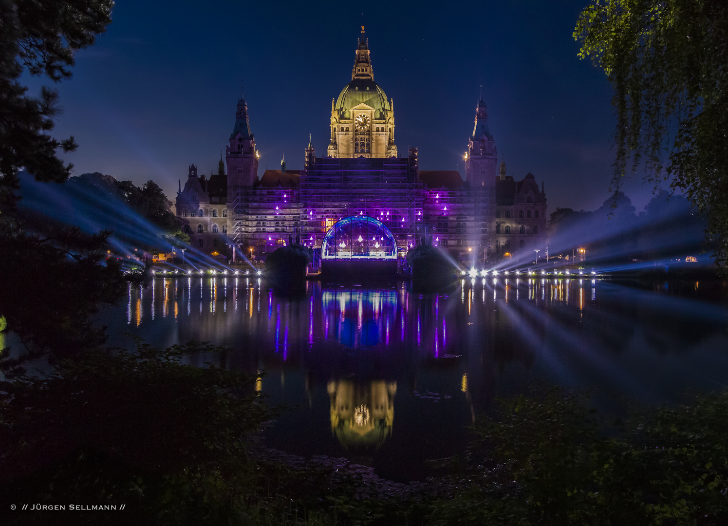 Das Neue Rathaus in Hannover ...