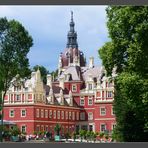 Das Neue Schloss im Fürst Pückler Park, Bad Muskau in der Lausitz