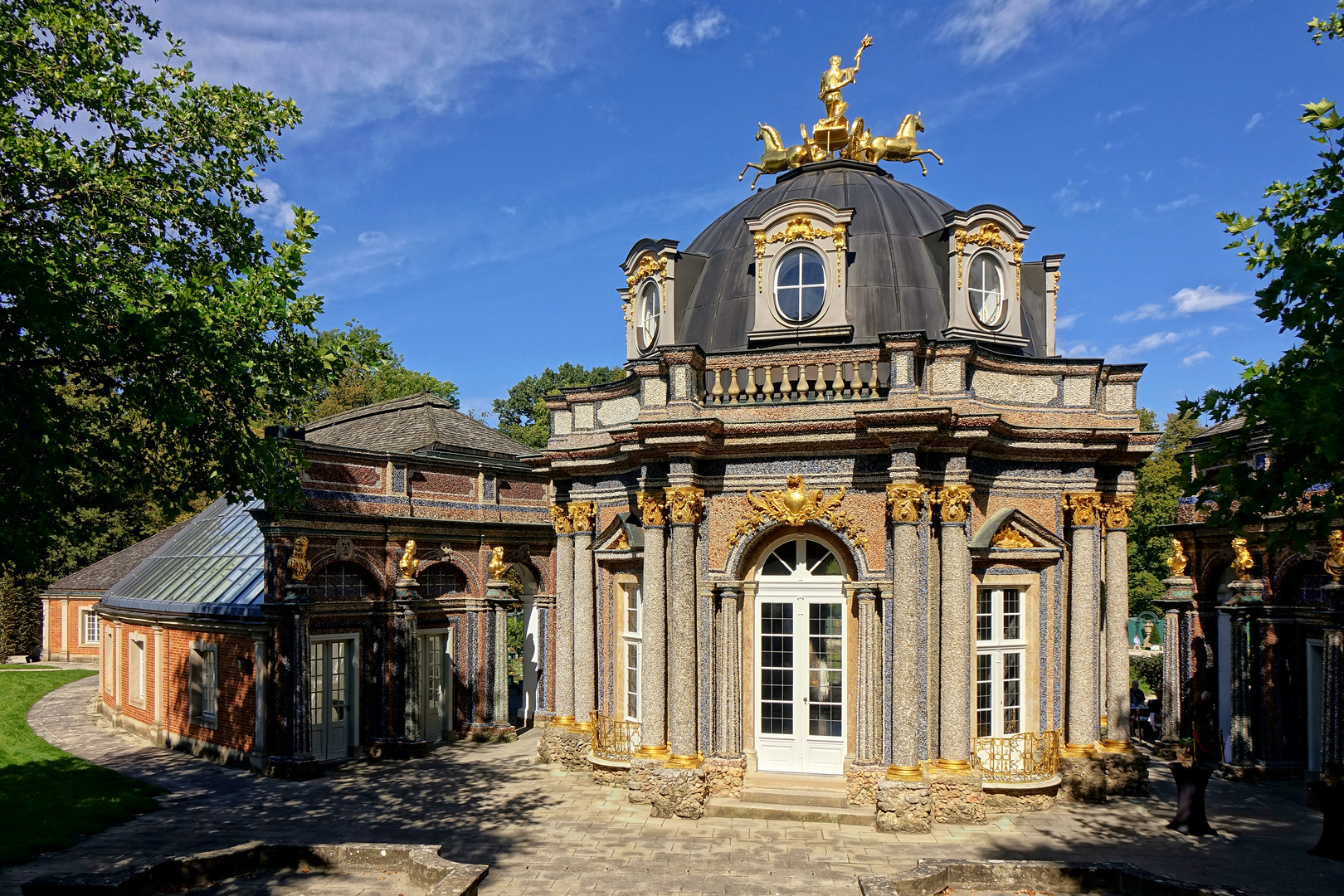 das neue Schloss in der Bayreuter Eremitage