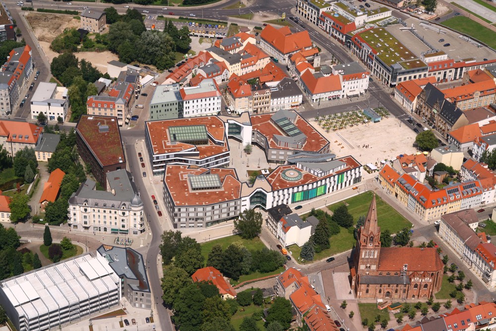 das neue Stadtzentrum von Eberswalde -Paul Wunderlich Haus-