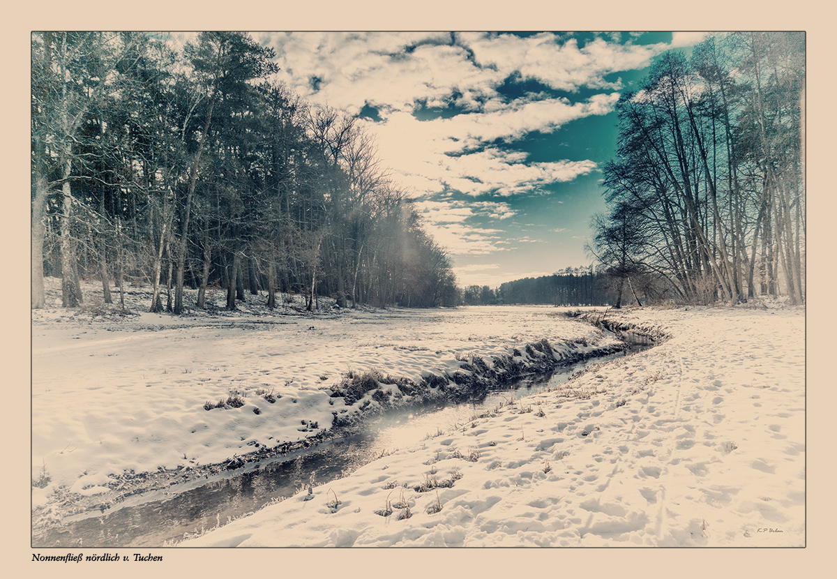 Das Nonnenfließ im Winter