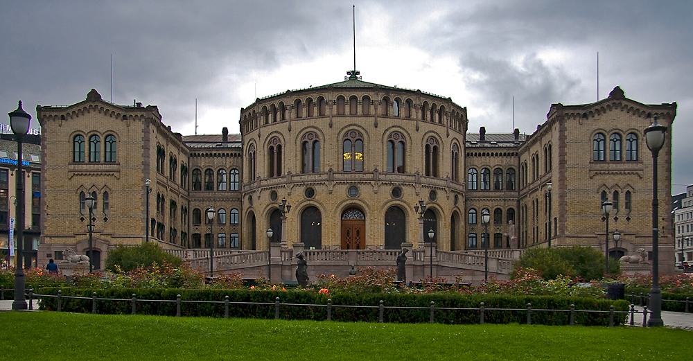 Das norwegische Parlament (Stortinget)