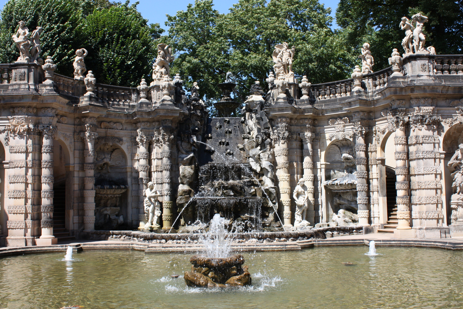 Das Nymphenbad im  Dresdner Zwinger