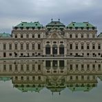 Das Obere Belvedere an einem windstillen Tag