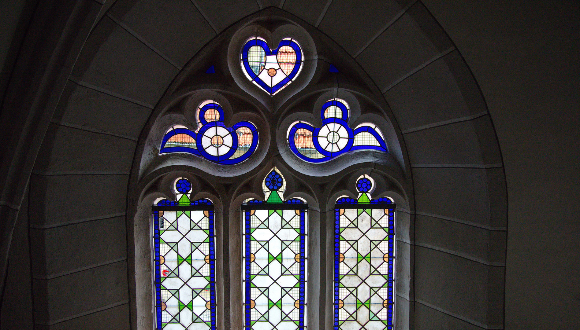 Das obere Fenster - St.Andreaskirche Lutherstadt Eisleben