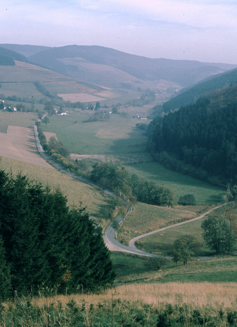 Das obere Lennetal im Sauerland