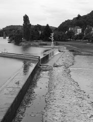 Das obere Weserwehr in Hameln