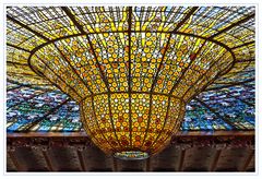 Das Oberlicht des Palau de la Música Catalana