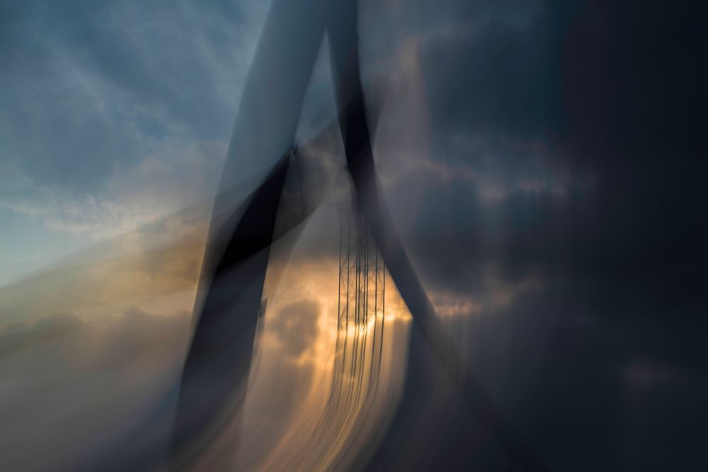 das Observatorium am Abend mal mit Bewegung