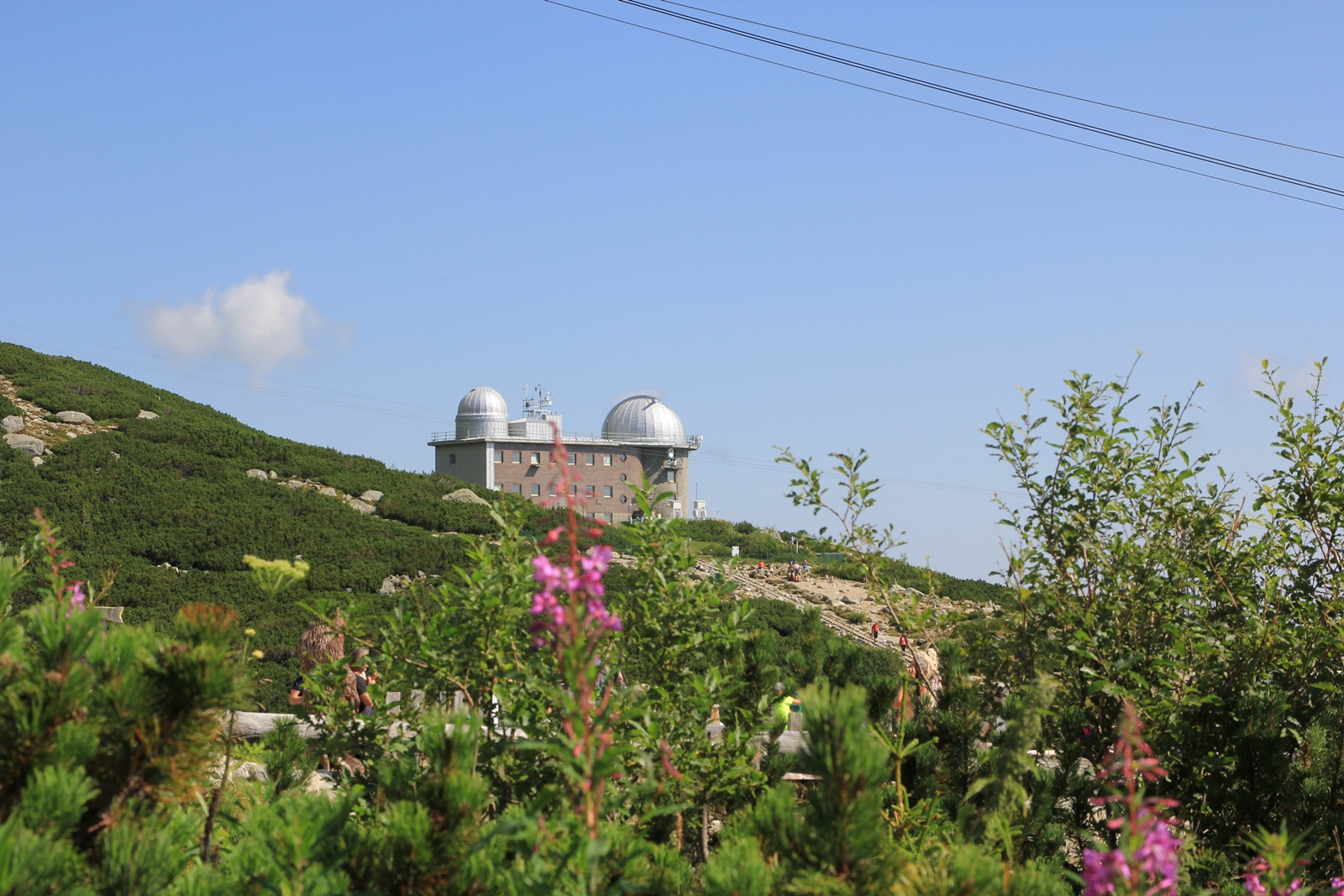 Das Observatorium am Lomnitzky Stit - Hohe Tatra - Slowakei