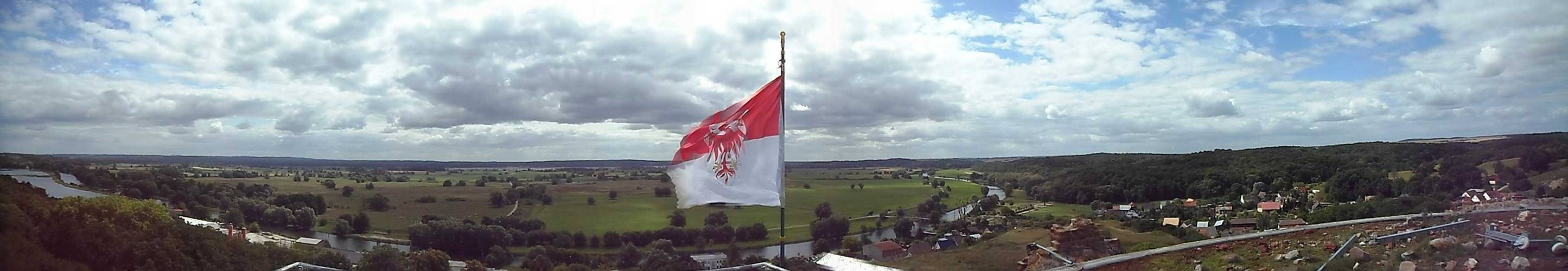 Das Oderbruch-vom Stolper Turm (Grütztopf) aus aufgenommen