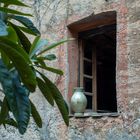 Das offene Fenster in Corte auf Corsica