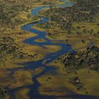 Das Okavango-Delta von oben (4/5)