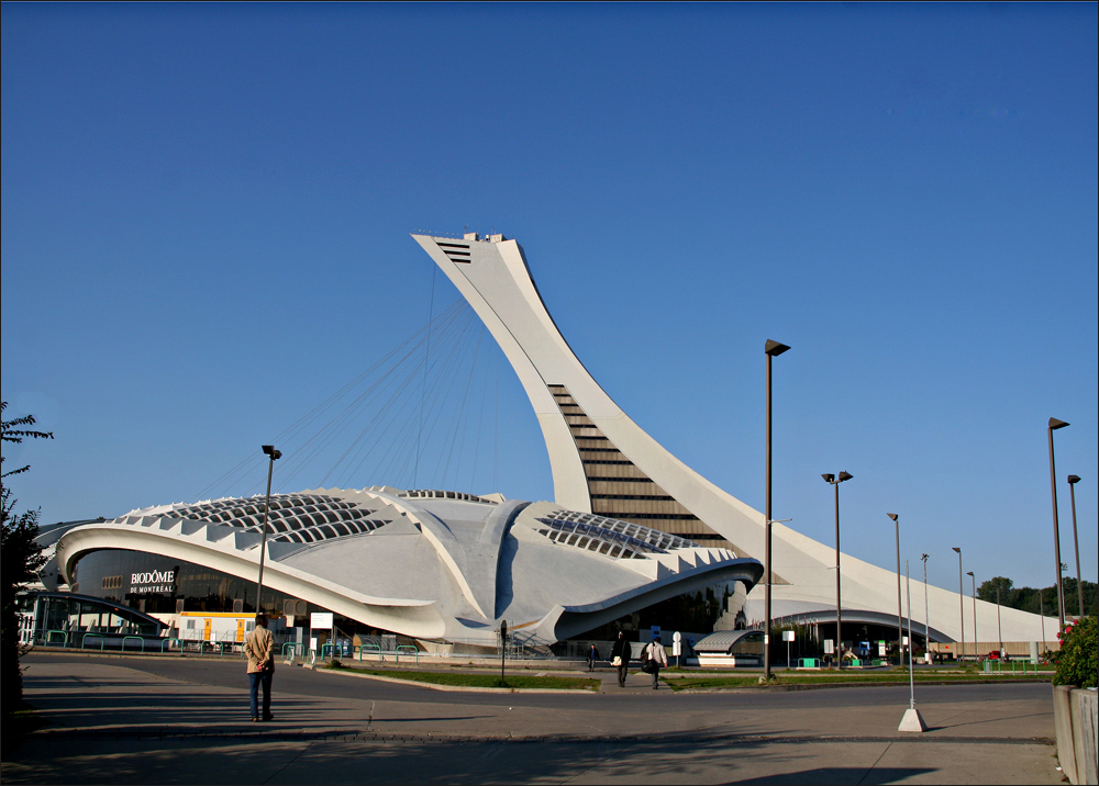 Das Olympia-Stadion von 1976 in Montreal........